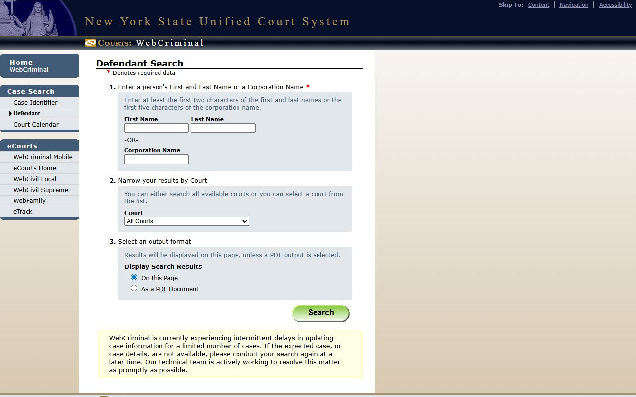 Lewis County court records after arrest WebCriminal defendant search